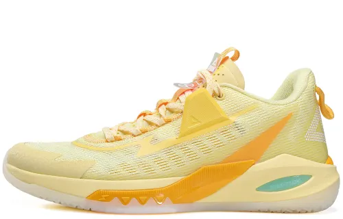 PEAK Lightning 9 Taichi Cushioning Coverage Support Low top Basketball Shoes Men's Yellow