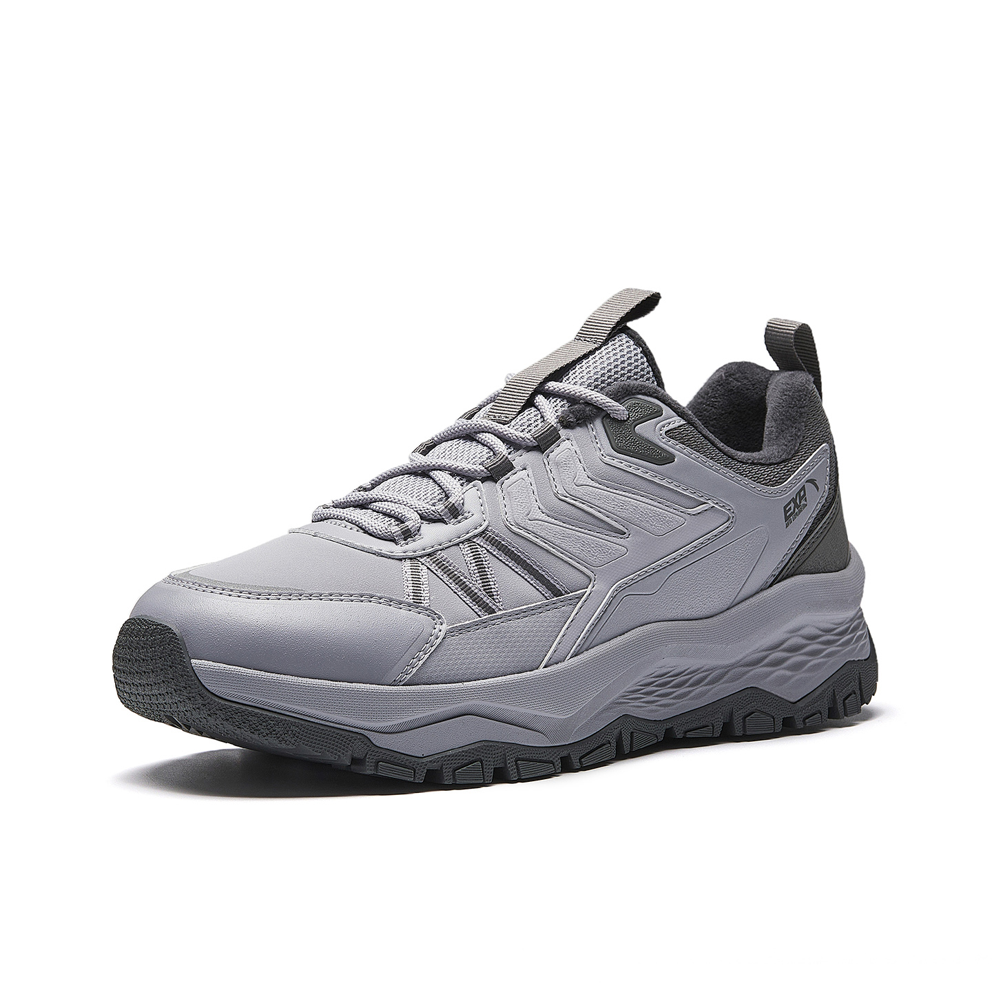 Anta Mountain Exploration Low top Trail Running Shoes, Fleece Lined Men’s Gray