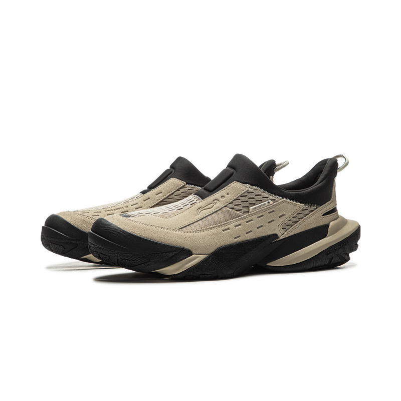 Li Ning Outdoor CF Tracing Low top Outdoor Hiking Shoes Unisex Black Umber