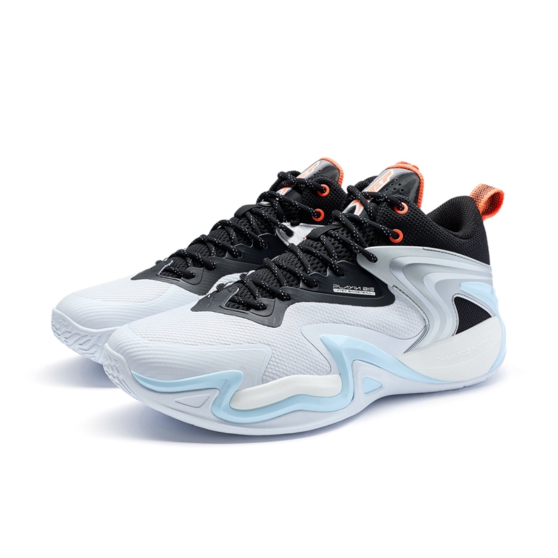 XTEP Campaign 1 V2 Abrasion Resistant Slip Resistant Low top Basketball Shoes Men’s New White/Black