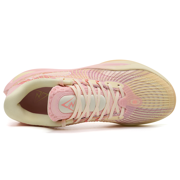 RIGORER Reaves 1 Low top Xiu Dan Technology Basketball Shoes Unisex Pink Yellow