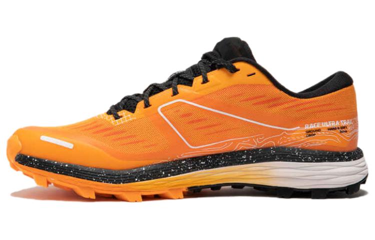 DECATHLON EVADICT Cushioning Slip Resistant Cushioning Slip Resistant Low top Mountaineering Shoes Men's Orange Black