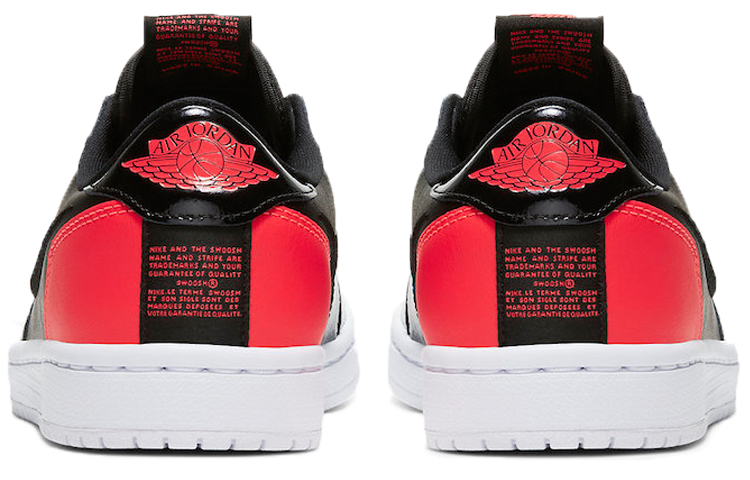 Jordan 1 Low Slip Black Hot Punch Women’s