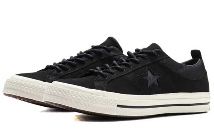 Кеды Converse One Star (серо-черные) — фото 3