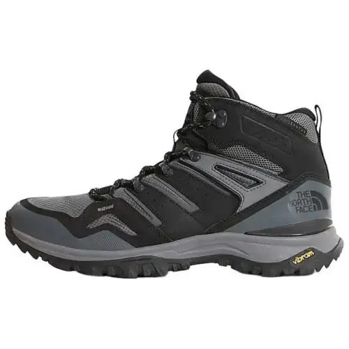 THE NORTH FACE HEDGEHOG FUTURELIGHT Slip Resistant Abrasion Resistant High top Mountaineering Shoes Men's Black Gray