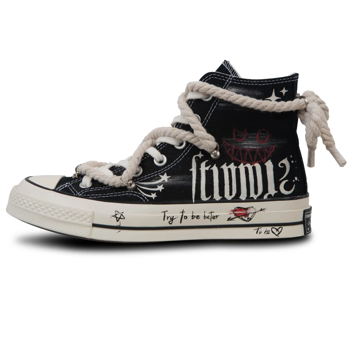 Converse Chuck 70 Lightweight High top Canvas Shoes Unisex Black White
