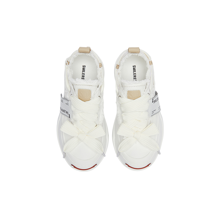 SMILEREPUBLIC Open Ended Smiling Collection White Moonlight Slip Resistant, Abrasion Resistant, Height Increasing