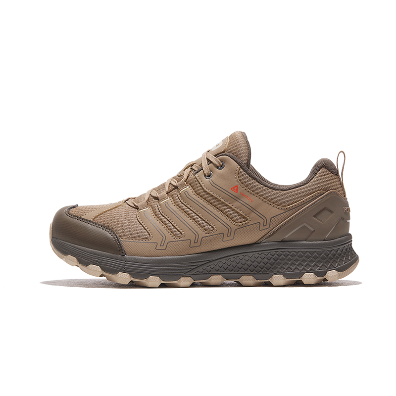 HOT POTATO Cushioning Support Lightweight Breathable Slip Resistant Low top Mountaineering Hiking Shoes Unisex Brown