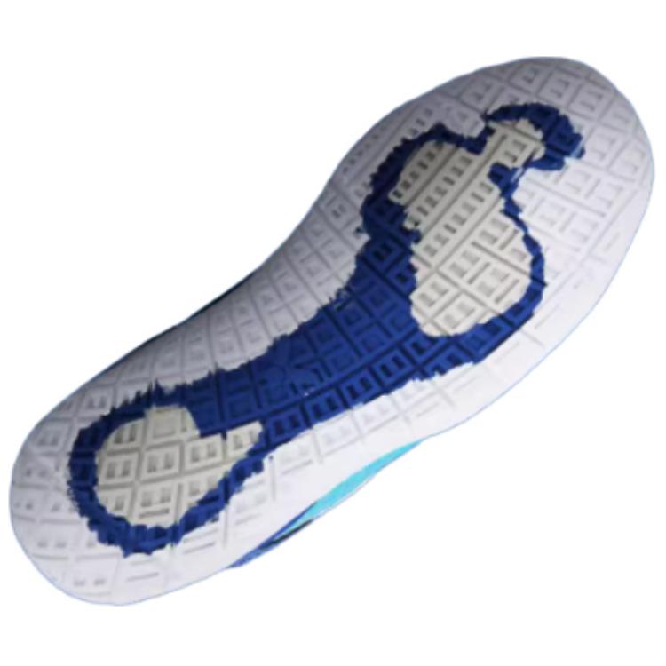 VICTOR Cushioning Slip Resistant Low top Badminton Shoes Unisex White Blue