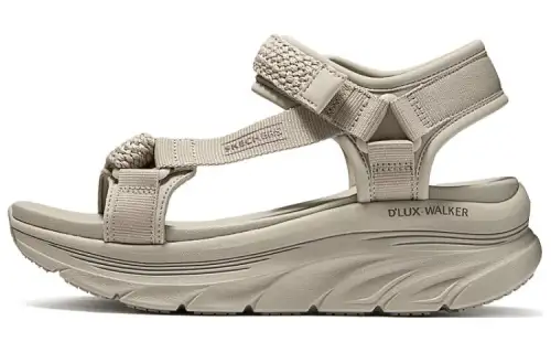 Skechers Beach Sandals Flat Women's Taupe