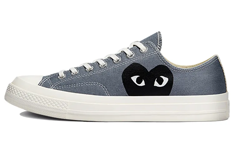 Chuck 70 Men's Comme des Garçons Play x Chuck 70 Converse Low 'Steel Gray'