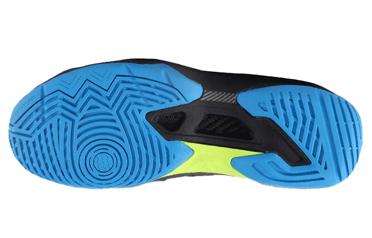 VICTOR Slip Resistant, Abrasion Resistant, Breathable Low top Sports Badminton Shoes Unisex Black Blue