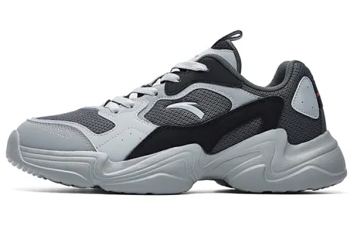 Anta Textile, Synthetic Leather Cushioning Abrasion Resistant Slip Resistant Breathable Low top Chunky Sneakers Men's