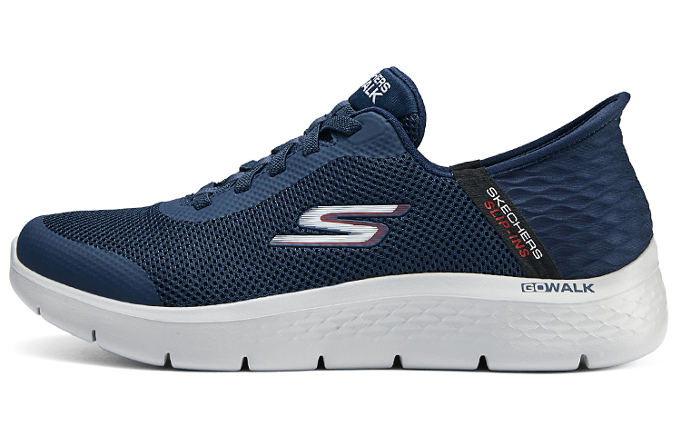 Skechers Breathable Lightweight Support Balance Cushioning Abrasion Resistant Low top Running Shoes Men’s Blue