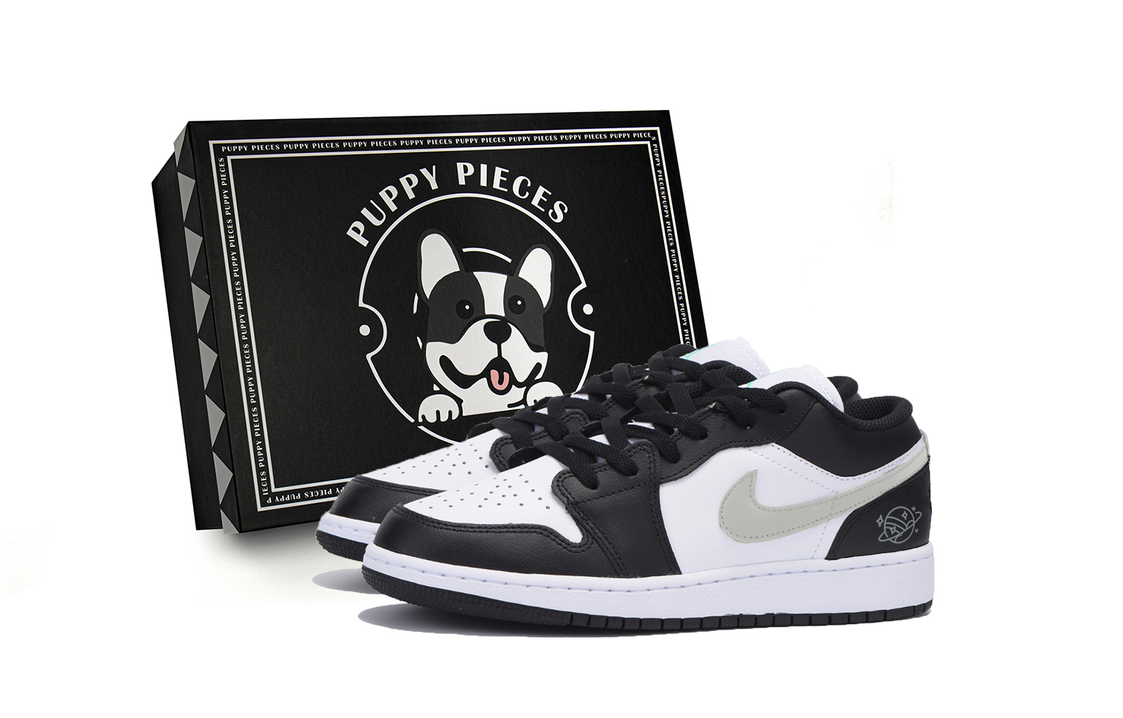 Jordan Air Jordan 1 Slip Resistant Low top Vintage Basketball Shoes Men’s Black