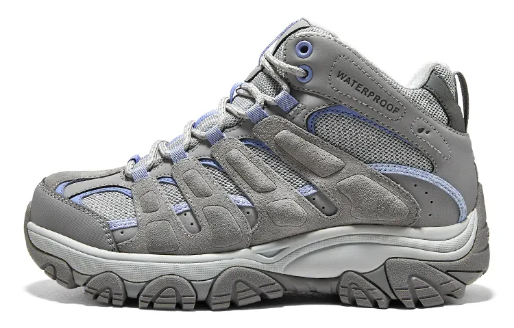 Skechers Awake Mountain Sports Breathable Mid top Outdoor Shoes Women's Gray Blue