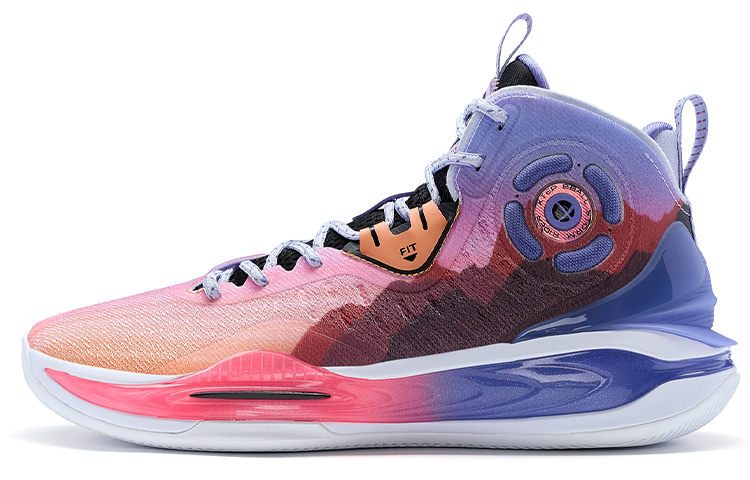 XTEP Wind Style 2 High top Basketball Shoes Men’s Pink Purple