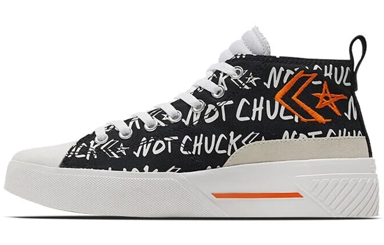 UNT1TL3D Digital Terrain Converse Mid 'Not A Chuck - Black'