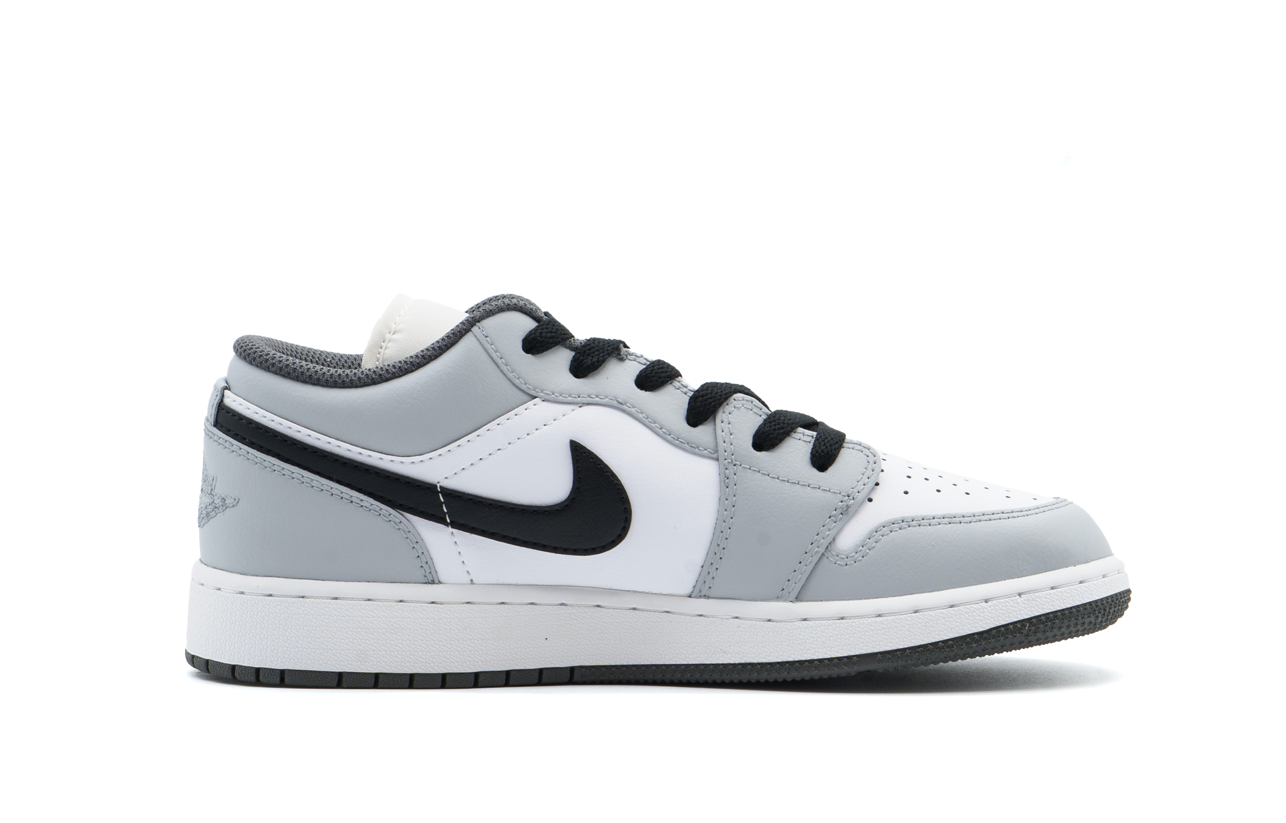 Jordan Air Jordan 1 Cushioning, Wear Resistant Low top Vintage Basketball Shoes Unisex Gray