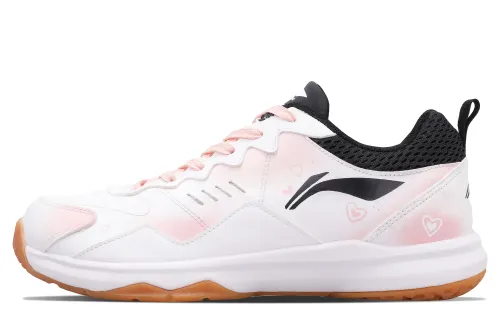 Li Ning Ace Year Of The Dragon, Sweet Chocolat Fragment Leather Slip Resistant Slip Resistant Low top Badminton Shoes