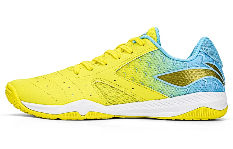 Li Ning Table Tennis Collection Training Low top Table Tennis Shoes Unisex Yellow