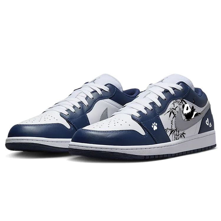 Jordan Air Jordan 1 Vintage Basketball Shoes Women’s Low Top White/Blue