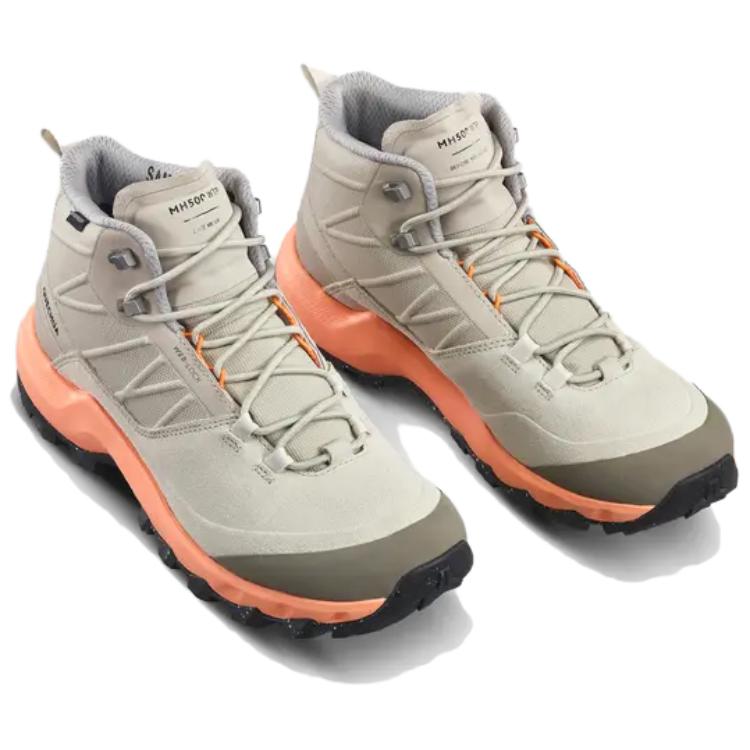 DECATHLON MH500 Mid top Hiking Shoes Women’s Light Gray