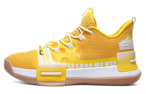 PEAK Flash Textile, Synthetic Leather, TPU Cushioning Slip Resistant Abrasion Resistant Low top Taichi Basketball Shoes