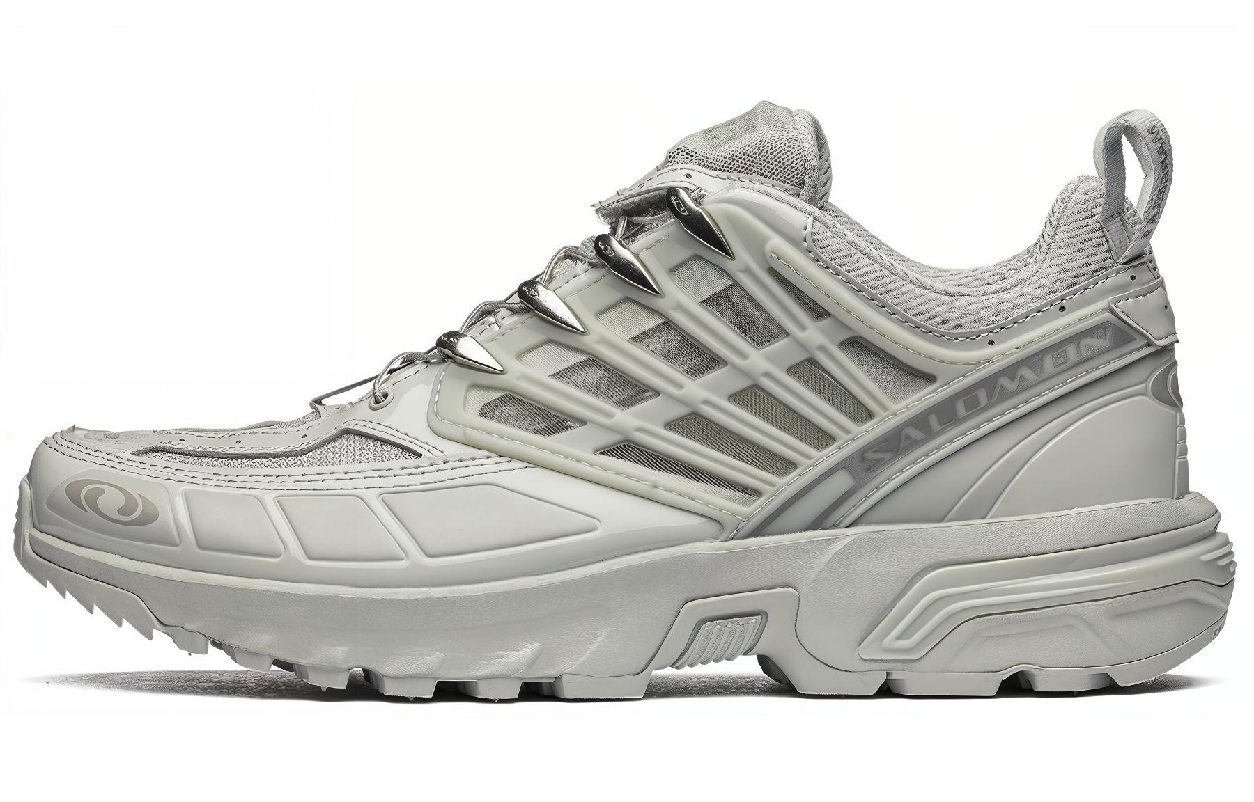 MM6 Maison Margiela SALOMON Salomon ACS Pro Advanced Round toe comfort, shock absorption, breathability and lightness, low-cut outdoor functional shoes, same style for men and women, alloy gold