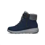 Skechers Comfortable Thermal Fleece Lined Casual Waterproof Crew Snow Boots Women's Blue Gray