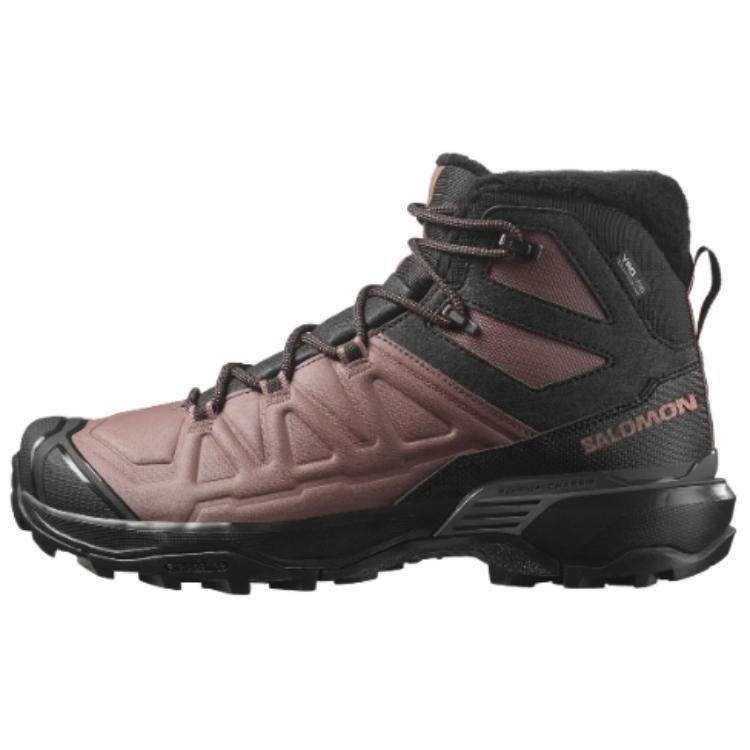 SALOMON Slip Resistant, Abrasion Resistant, Thermal High top Hiking Shoes Women’s Black