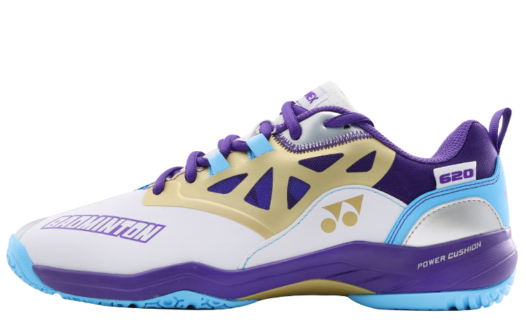 YONEX 620 Cushioning Slip Resistant Abrasion Resistant Breathable Coverage Lightweight Low top Badminton Shoes Unisex