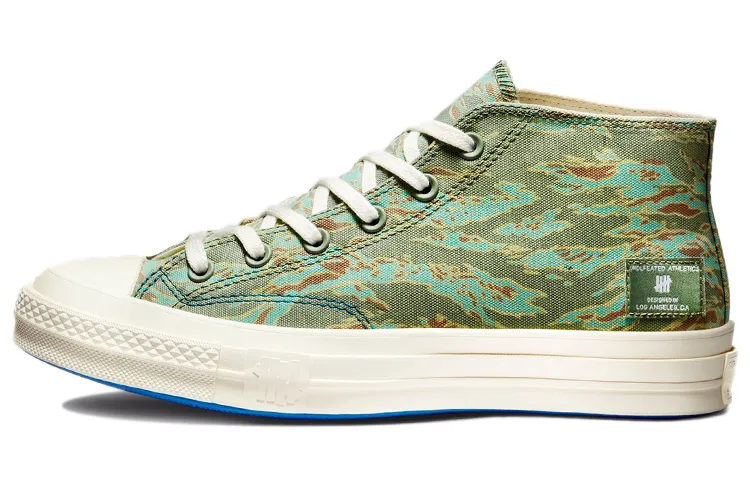 Chuck 70 Undefeated x Chuck 70 Half Converse Mid 'Tiger Camo Print'