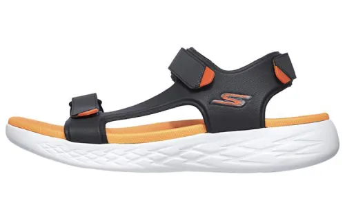 Skechers ON THE GO Beach Sandals Men's Charcoal Gray/Orange