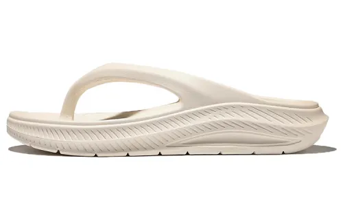 FILA Fong Song Platform Flip Flops Unisex Beige Korean Version
