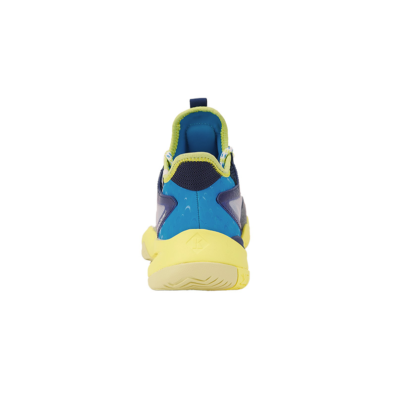Crying Center x KUMPOO Cushioning Slip Resistant Breathable Mid top Badminton Shoes Unisex Blue