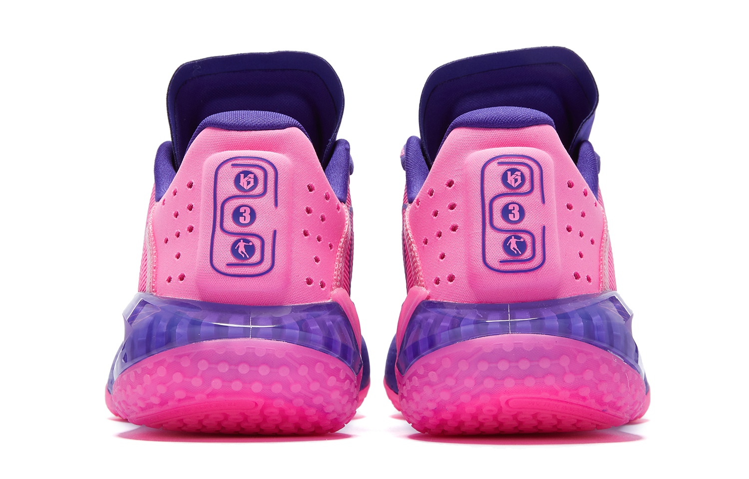 QIAODAN Thorn RISE Ultraviolet Q KUNGFU PRO Slip Resistant, Abrasion Resistant, Lightweight Low top Basketball Shoes