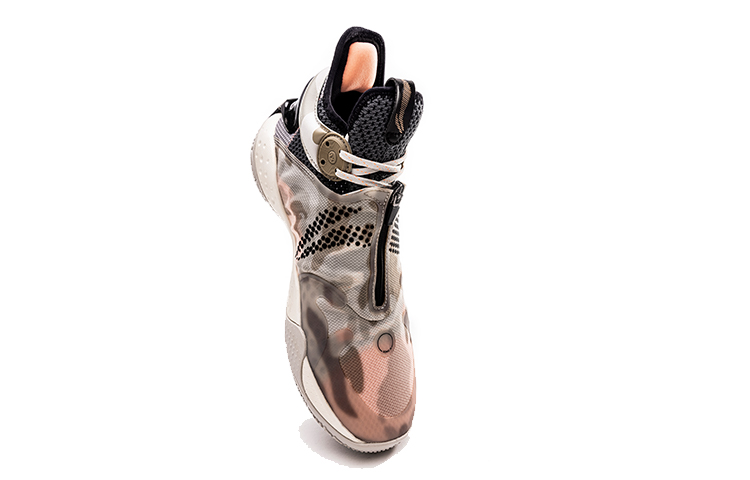 Li Ning SONIC 9 Boom Textile, Synthetic Leather, TPU Cushioning Slip Resistant Abrasion Resistant Coverage Support