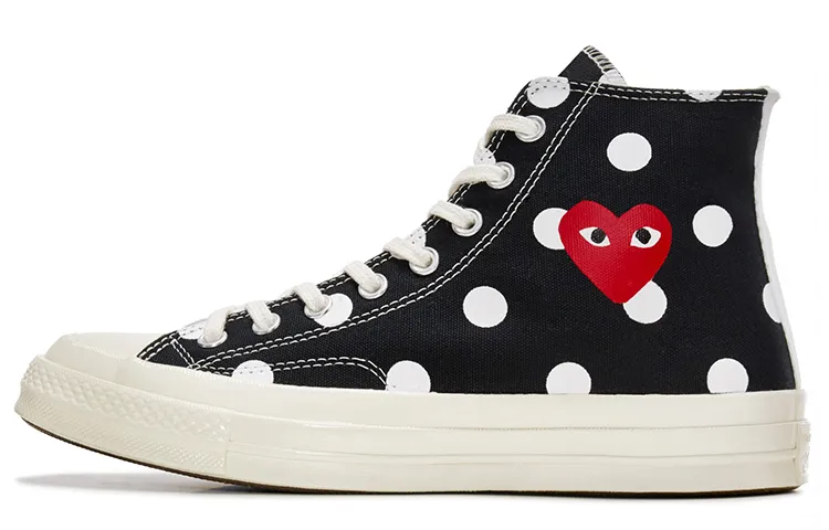 Chuck Taylor All Star Comme des Garçons x Chuck Taylor All Star Converse 70 Hi 'Black Polka Dot'
