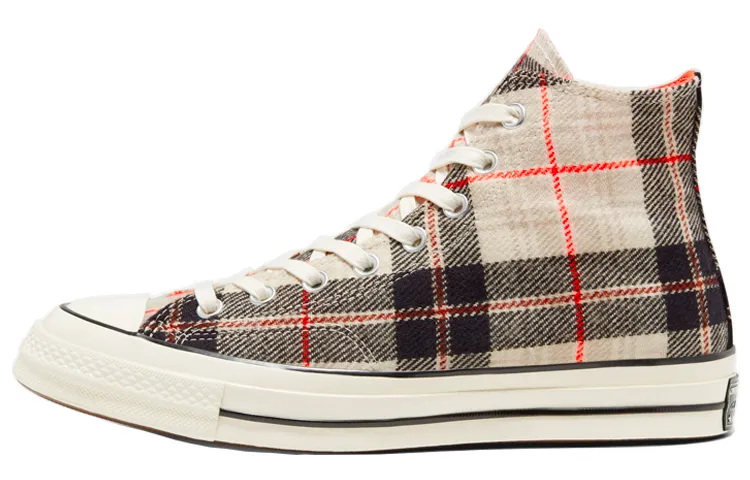 Converse Plaid Chuck 1970s 'Creamwhite Gray'