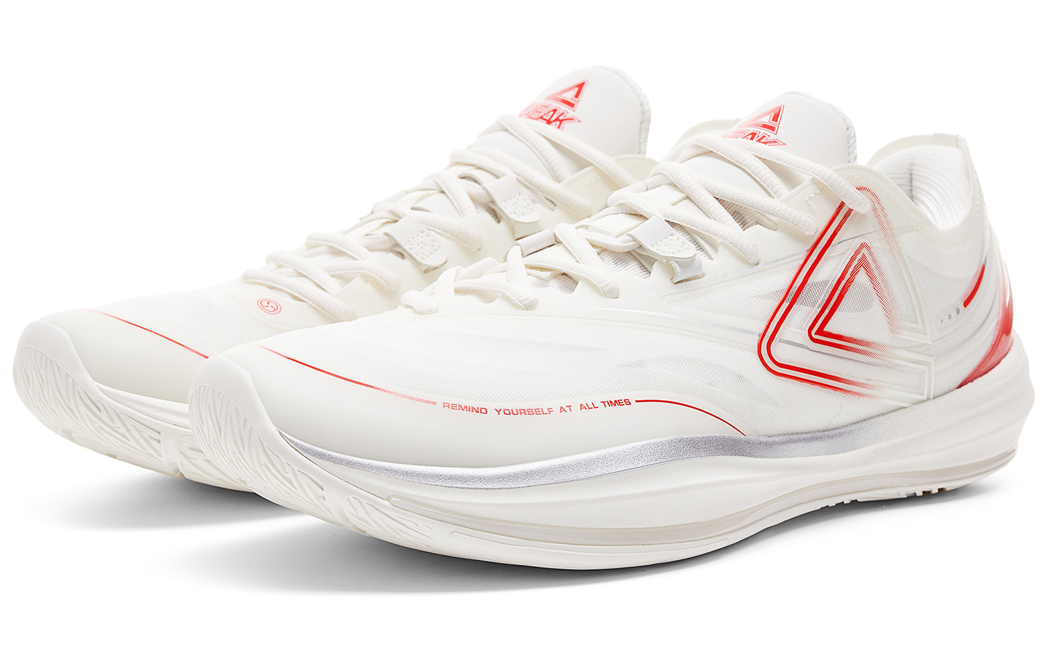 PEAK Light And Agile 3.0 Low top Basketball Shoes Men’s Ivory Red