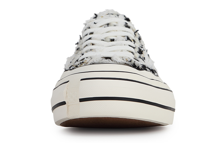 XVESSEL Low top Canvas Shoes Unisex Black White
