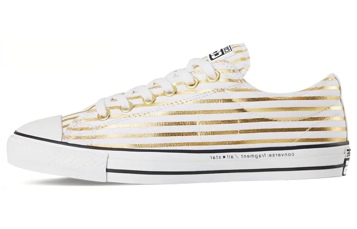 Chuck Taylor All Star Fragment Design x Chuck Taylor All Star Converse Low 'Gold Stripe'