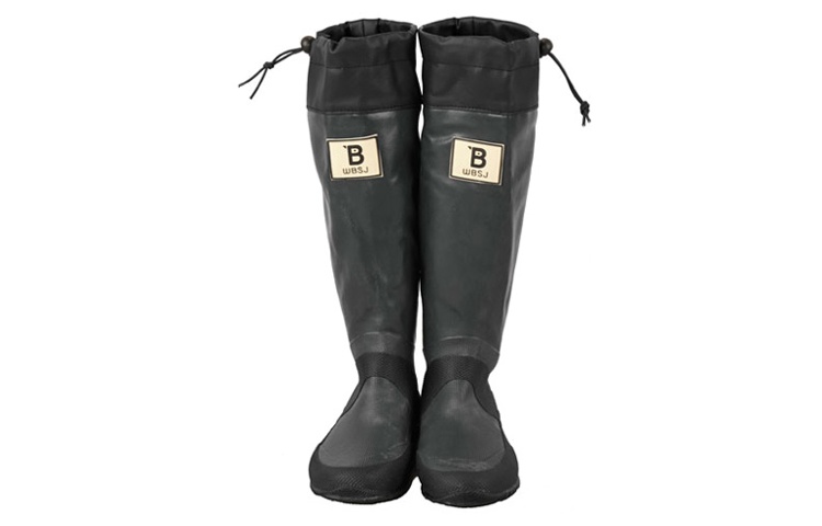 WBSJ Waterproof Rain Boots Unisex Gray