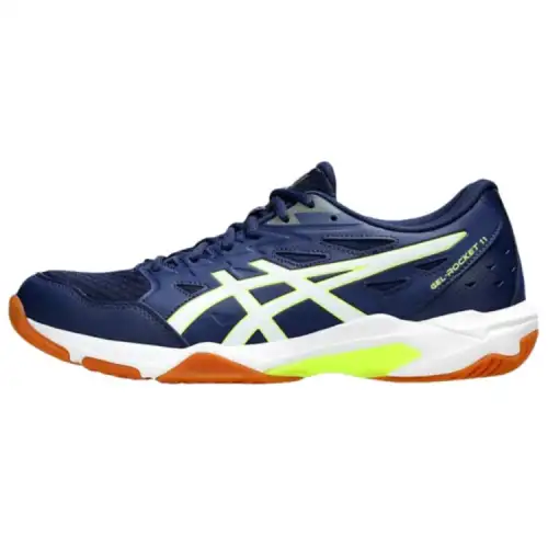 ASICS Gel Rocket 11 Blue Expanse Safety Yellow