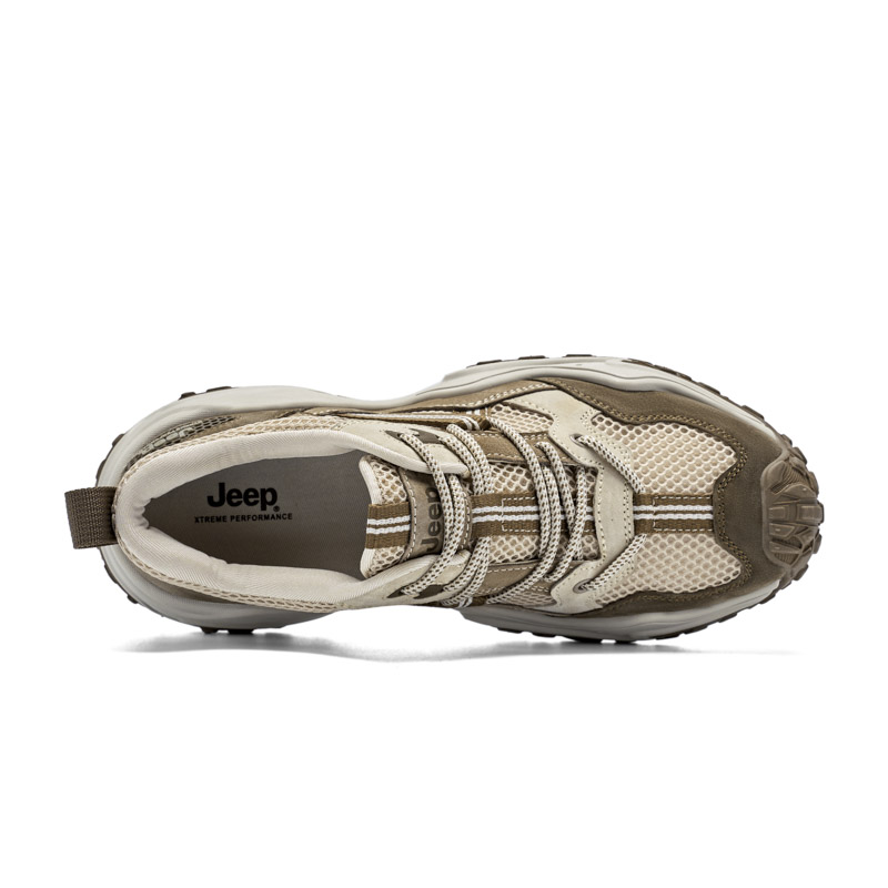 Jeep Abrasion Resistant, Breathable Coverage, Lightweight Grip Low top Hiking Shoes Men’s Brown