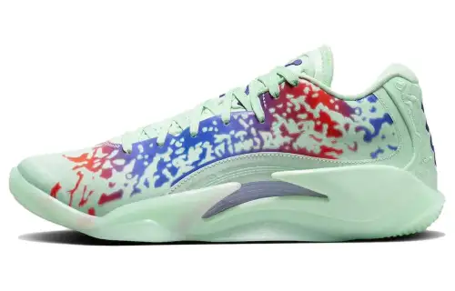 Jordan Zion 3 Zion 3 comfortable breathable shock-absorbing low-top basketball shoes men's mint green foreign version