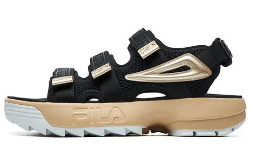 FILA FUSION Disruptor Sandals 'Black Gold' Women's