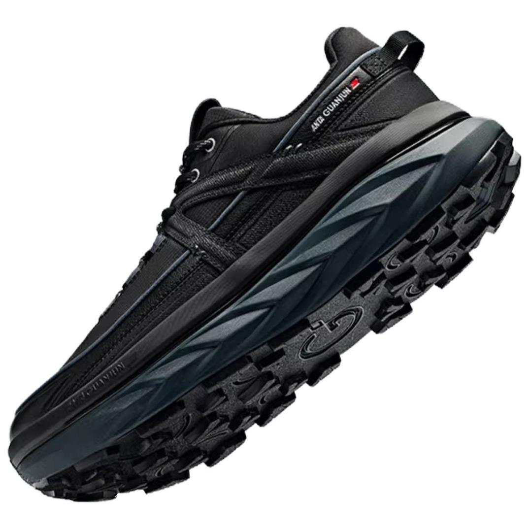 Anta Mountain Opening V2 Cushioning Slip Resistant Low top Hiking Shoes Men’s Black