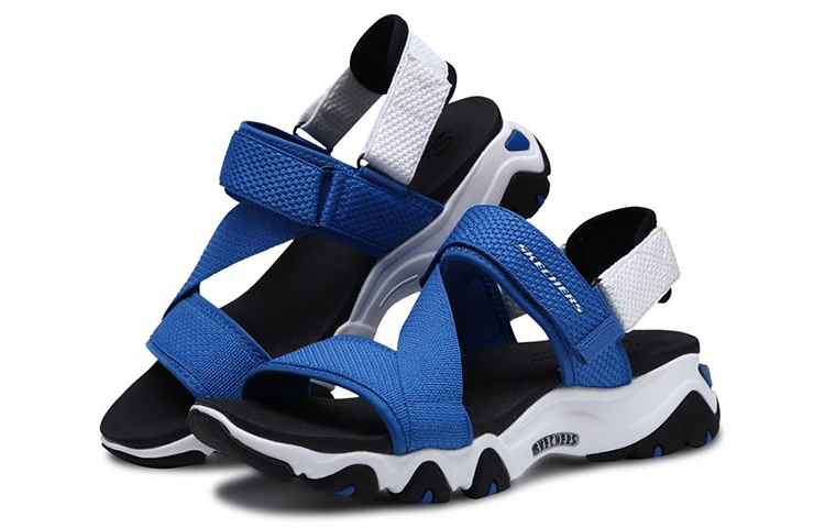 Женские сандалии Skechers D'LITES (синие) — фото 3